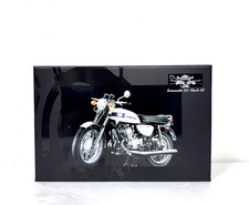 MINICHAMPS 1/12 Kawasaki H1 Mach III 1968 White-Blue Diecast Model w/Box