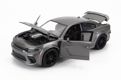 MODELLINO AUTO STATICO JADA TOYS DODGE CHARGER 2021 FAST FURIOUS GRIGIO 1:24 - Foto 4 di 5