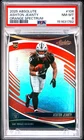 2025 Panini Absolute Football Spectrum Orange Ashton Jeanty #106 PSA 8