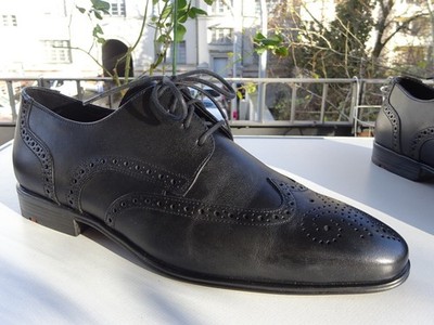 LLOYD Germany Herren Business Schuhe Leder Schwarz Gr.42,5(UK8,5 F) Neuw