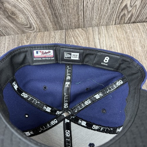 Tampa Bay Rays 20th Anniversary New Era 59Fifty Hat Size 8 Used - Picture 6 of 7