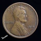✅  1914 Lincoln Wheat Cent - V FINE+