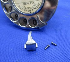 Oryginalny vintage Tarcza telefoniczna Stop palca do tarczy GPO nr 12