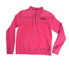 Vineyard Vines Girls Large 14 Cotton Shep shirt Bright Pink