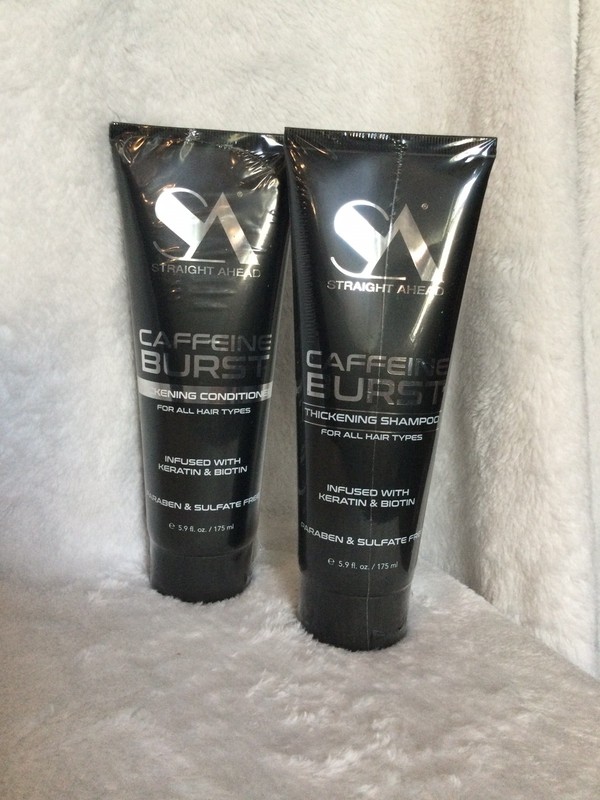 Straight Ahead Caffeine Burst Thickening Shampoo & Conditioner Set 5.9 fl oz