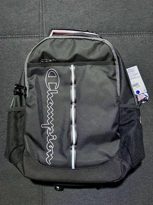 Champion Center Backpack - Black/Pink-17  Laptop
