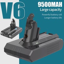 9500mAh Battery for Dyson V6 Animal DC58 DC59 DC62 DC72 DC74 SV03 SV06 SV05 SV09