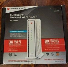 Motorola ARRIS AC1800M Surfboard Modem  Wifi Router SBG6782-AC New, open box
