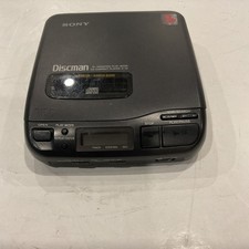 Vintage Sony Discman D-34 Portable CD Player Mega Bass - Tested, Works