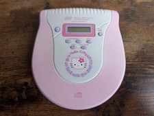 Vintage Hello Kitty Compact Disc CD Player HK33P Excellent Intermittent Power 