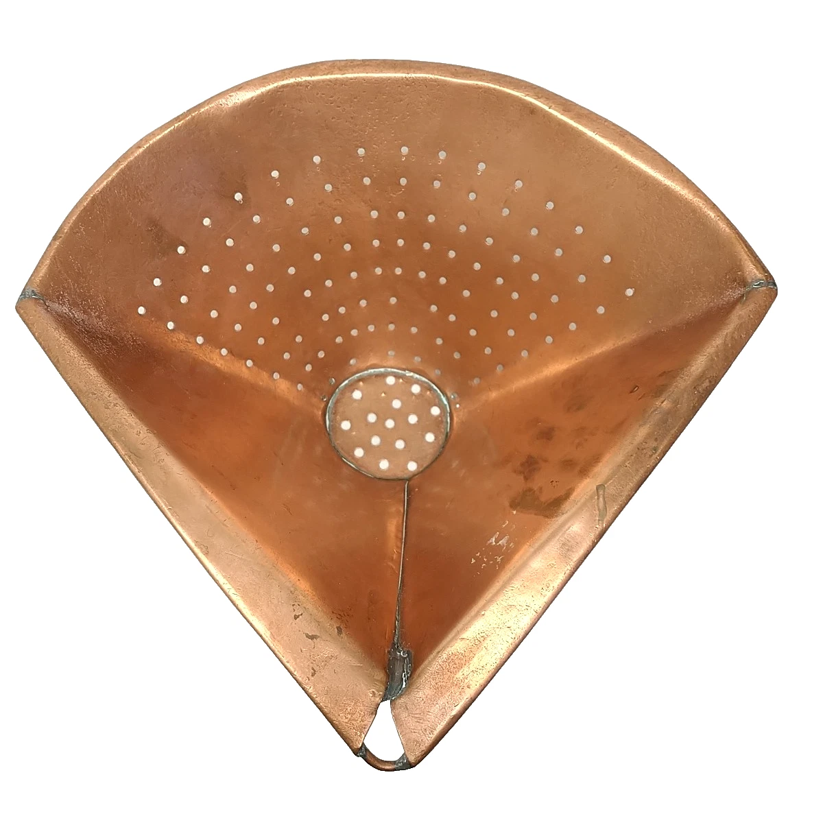 Heavy Copper Corner Colander Sink Strainer Kitchen Farmhouse Vintage Antique
Opens in a new window o