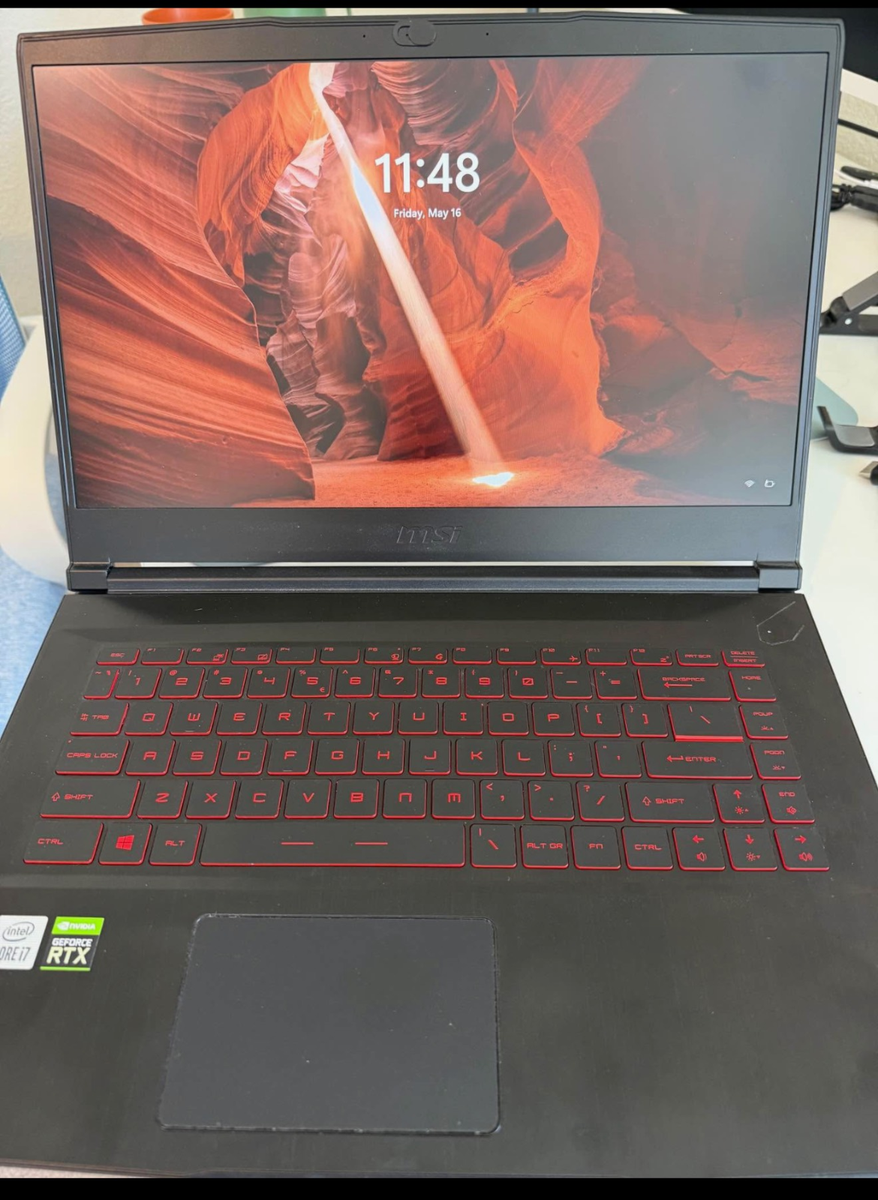 MSI GF65 Thin 10UE gaming laptop i7-10th gen RTX 3060 16GB DDR4