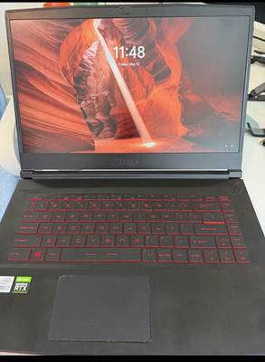 MSI GF65 Thin 10UE gaming laptop i7-10th gen RTX 3060 16GB DDR4