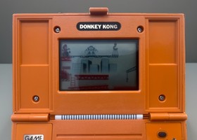 NINTENDO Donkey Kong Game & Watch (DK-52) 1982 Vintage Orange Japan Made TESTED!