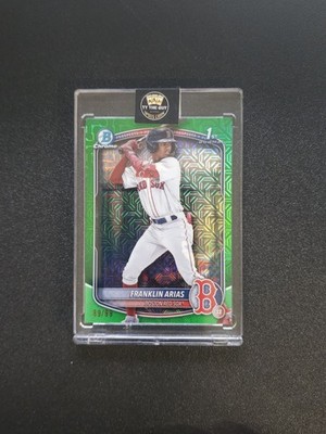 2025 Bowman Chrome Prospects Franklin Arias Green Mojo /99 