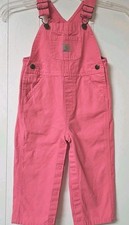 Carhartt Pink Bib Overalls OX9712-G Girls 24M