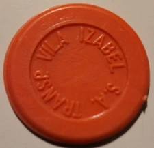 Transp. Vila Izabel S.A.-Rio de Janeiro, Brazil Transit Token  [B2]