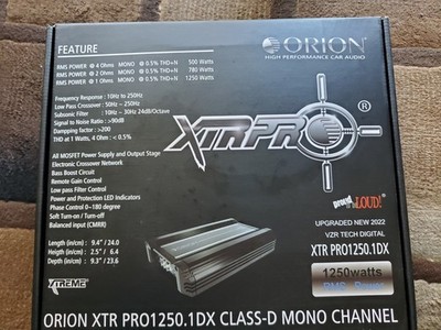 orion xtr pro amplifier