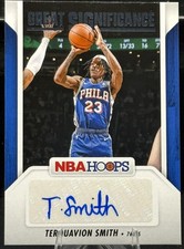 Terquavion Smith 2024-25 Panini NBA Hoops Great Significance Auto #GS-TSP -76ers