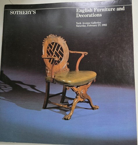 Sotheby's auction catalogs/lot of 4/1982/ Eng. furniture, Decor, clock & rugs - Picture 5 of 13