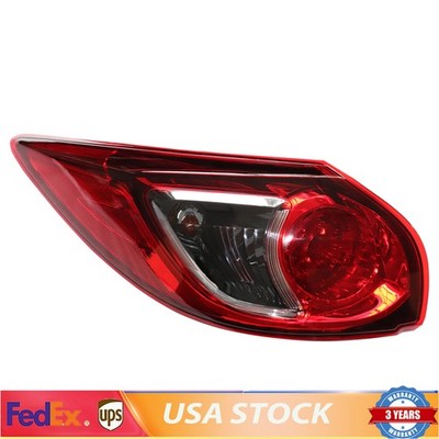 Fit For 2013-2016 Mazda CX-5 Left Driver Side Halogen Tail Light Outer with Bulb