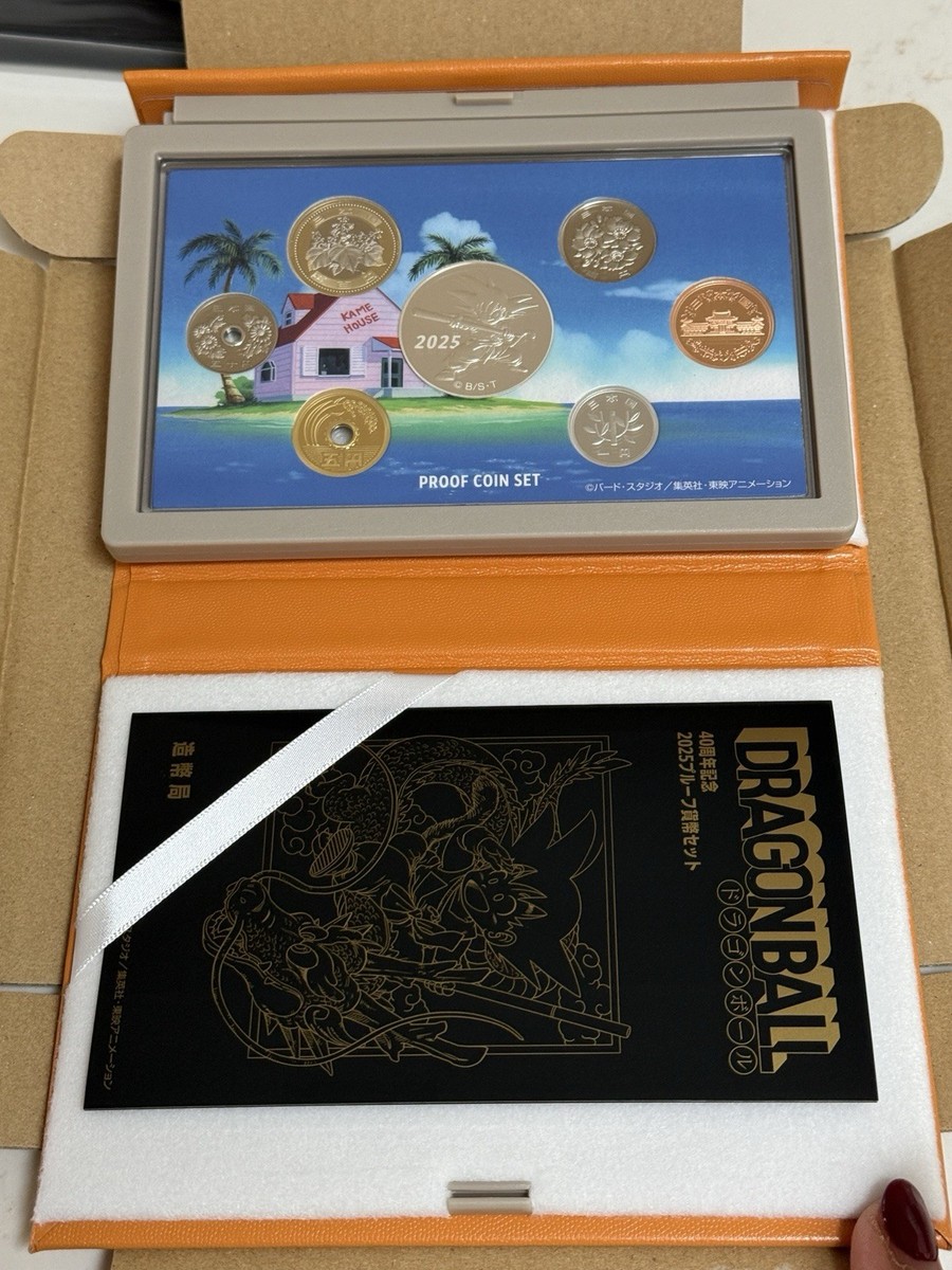 Dragon Ball 40th Anniversary Proof Coin Set w/ Box Case Limited