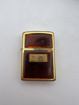 zippo ジッポー 1981年製　べっ甲柄　ゴールデントータス ZIPPO ゴールデントータス ヴィンテージ べっ甲調 両面加工