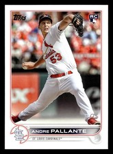 Andre Pallante 2022 Topps #US59 St. Louis Cardinals ROOKIE Buy10get5FREE