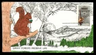 US STAMPS SCOTT 2096 SMOKEY BEAR HAND PAINTED by LANGER FDC FIRST DAY COVER 1984