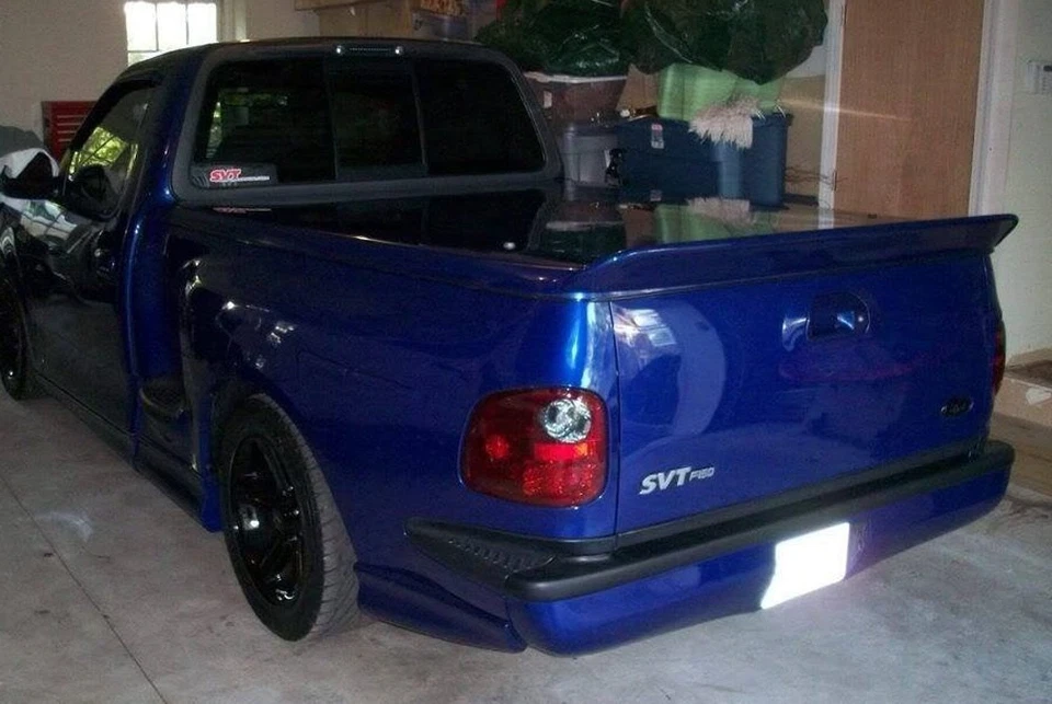 For Ford F-150 99-04 Spoiler Factory Style Fiberglass Flush Mount Rear Truck Foto 3 de 4