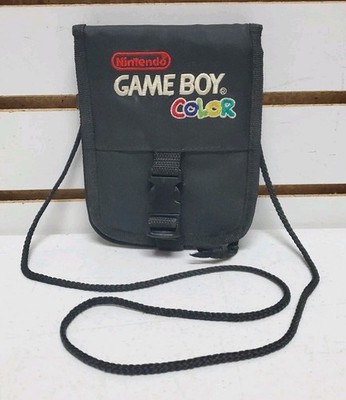 Vintage Nintendo Game Boy Color Carrying Case Travel Bag w/Strap, Pre-Owned #1