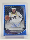 JORDAN CLARKSON 2025-26 BOWMAN CHROME U AUTO BLUE GEOMETRIC REFRACTOR /150 Q3882