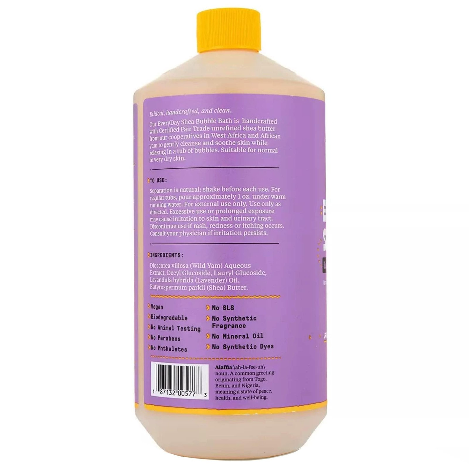 Alaffia Bubble Bath for Women, Lavender – Everyday Shea Butter