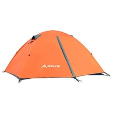 BISINNA 2 Man Lightweight Backpacking Tent, Waterproof Windproof Double Layer