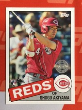 2020 Topps Update #85TB-4 Shogo Akiyama Cincinnati Reds 1985 35th Anniversary RC