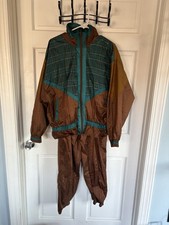 Active Stuff Women's L Large Athleisure Suit Vintage 1980s/1990s Track Suit EUC