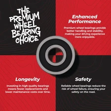 Front Wheel Bearing Seal Kit For Harley FLSTC Heritage Softail; 25-1368