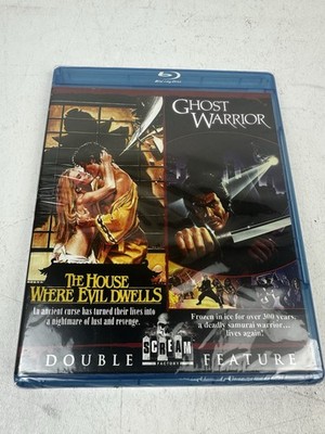 SEALED  *THE HOUSE WHERE EVIL DWELLS/GHOST WARRIOR* SCREAM FACTORY BLU-RAY OOP