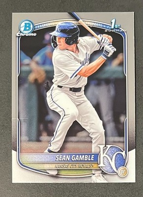  (pick) Kansas City Royals 2025 Bowman DRAFT (Sean Gamble, Josh Hammond)  
