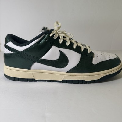 Nike Dunk Low White/Pro Green-Coconut Milk Men s 12 Women s 13.5 W/Box