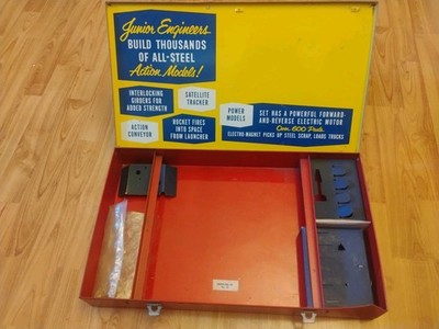 Gilbert Erector Set No. 10074 Ferris Wheel Case and Packing Inserts 