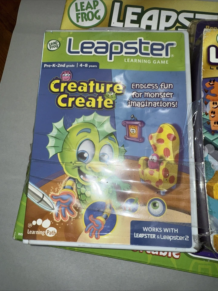 Leapfrog LEAPSTER L-MAX Sistema de Juego de Aprendizaje Portátil ¡con 3 juegos! Foto 2 de 4