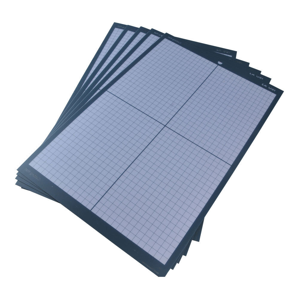 10PCS A3 Non Slip Vinyl Cutter Plotter Cutting Mat with Craft Sticky  Printed Grid $39.41