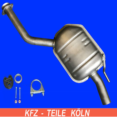 Mercedes Coupe 230 CE C124 Auspuff Mittelschalldämpfer + Montagesatz