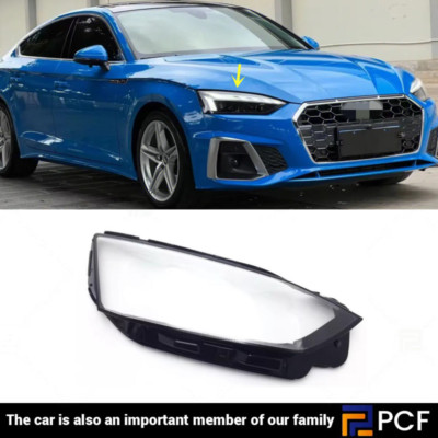 Right side For Audi A5 S5 RS5 2021-2023 Headlight Clear Lens