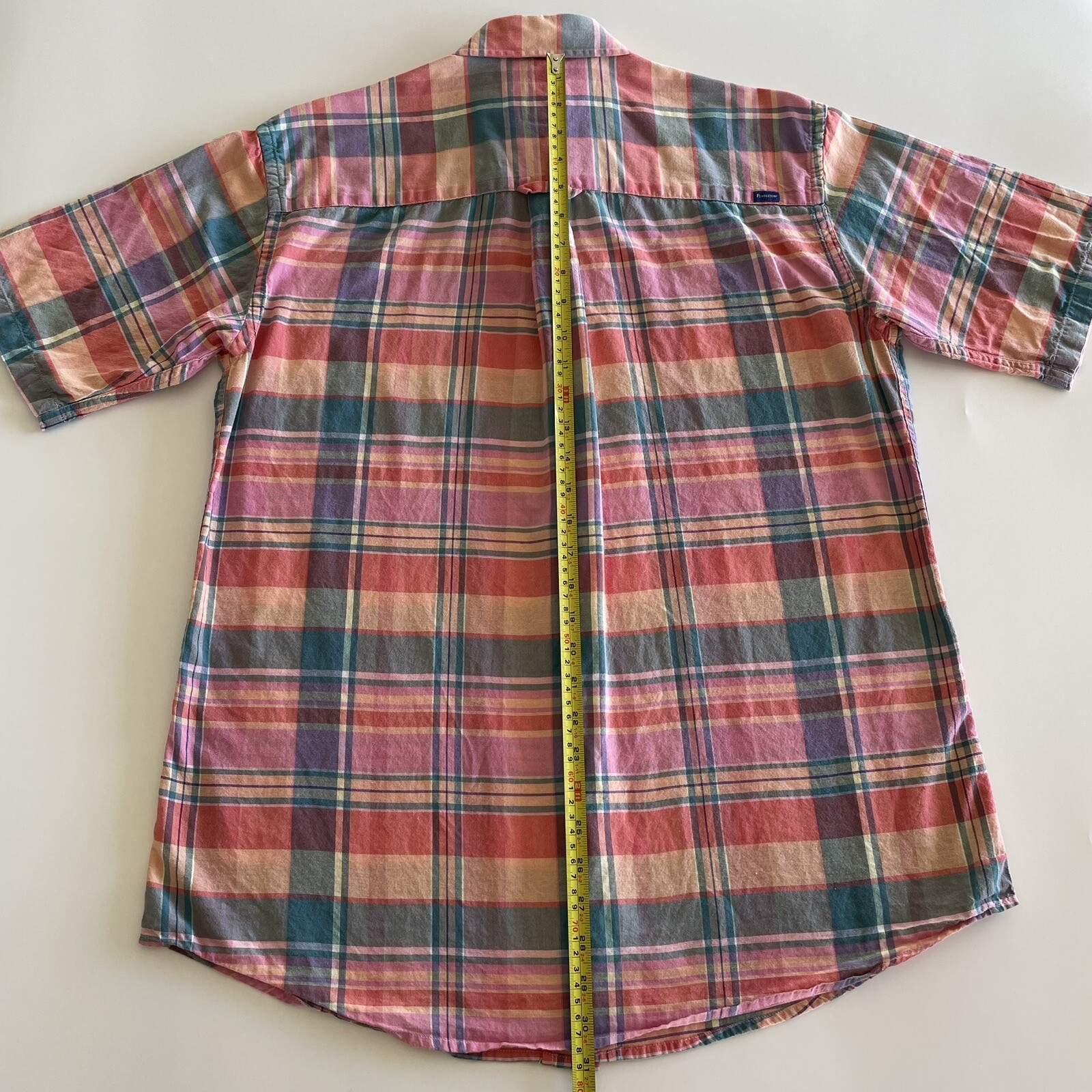 PENDLETON SURF MADRAS Button Down Shirt Size Larg… - image 16
