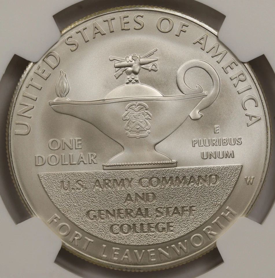 2013-W 5 Star Generals Marshall & Eisenhower Silver Commemorative $1 MS 70 NGC - Image 4 of 4