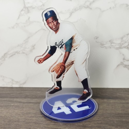 Jackie Robinson Pitch Standee - Baseball Legend HOF Memorabilia & Collectible - Picture 3 of 5
