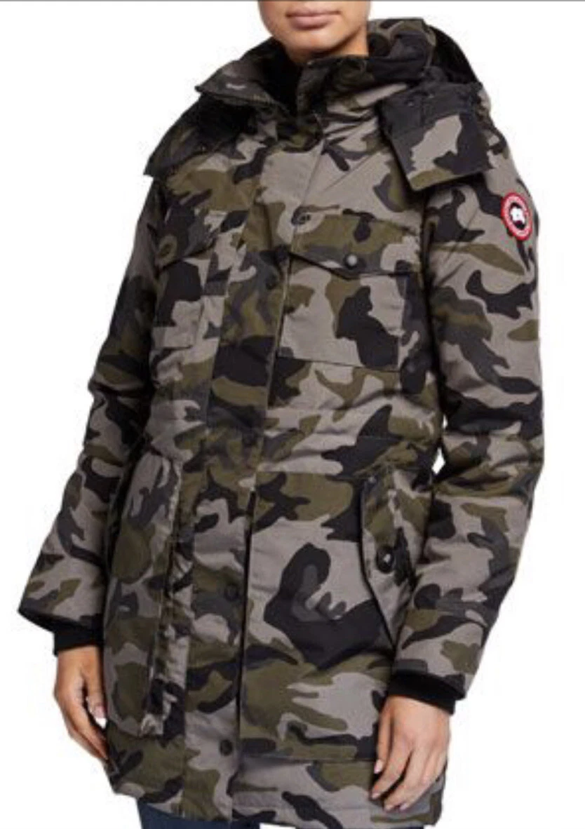 gebruiker Sinis Tot ziens Canada Goose Gabriola Parka Camouflage Hooded Down Coat Size L NWT $875 |  eBay