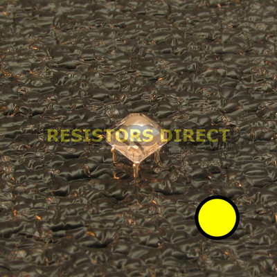 10x Piranha Super Flux Yellow Gold LED 5mm Water Clear Wide Angle 4Pin 10pcs V47